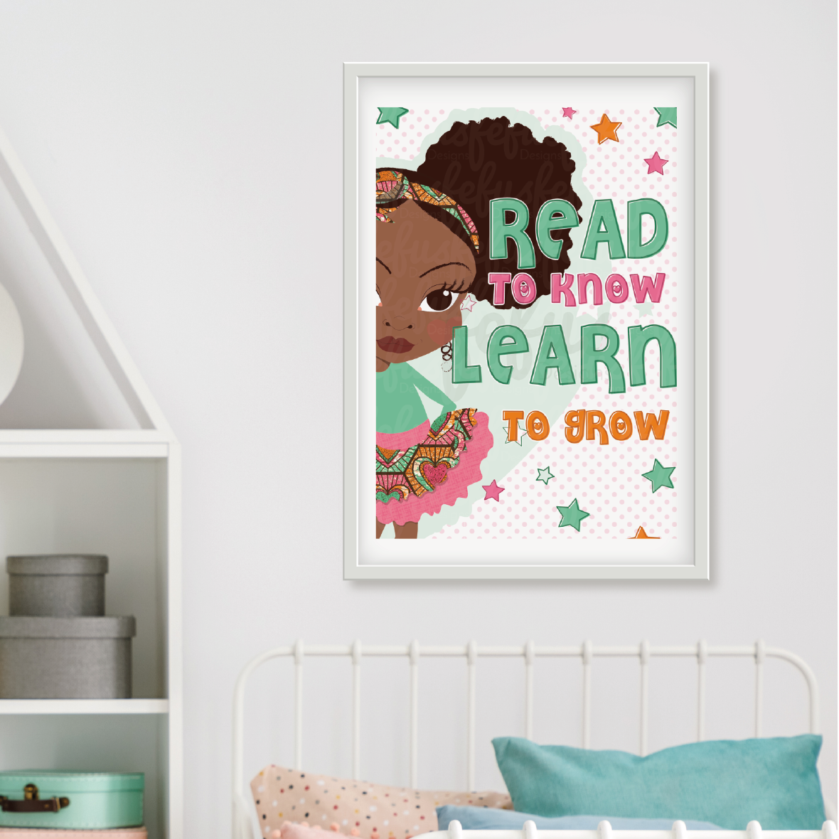 Deja - Power Puff Girl - Read To Know Wall  | Fefus Designs
