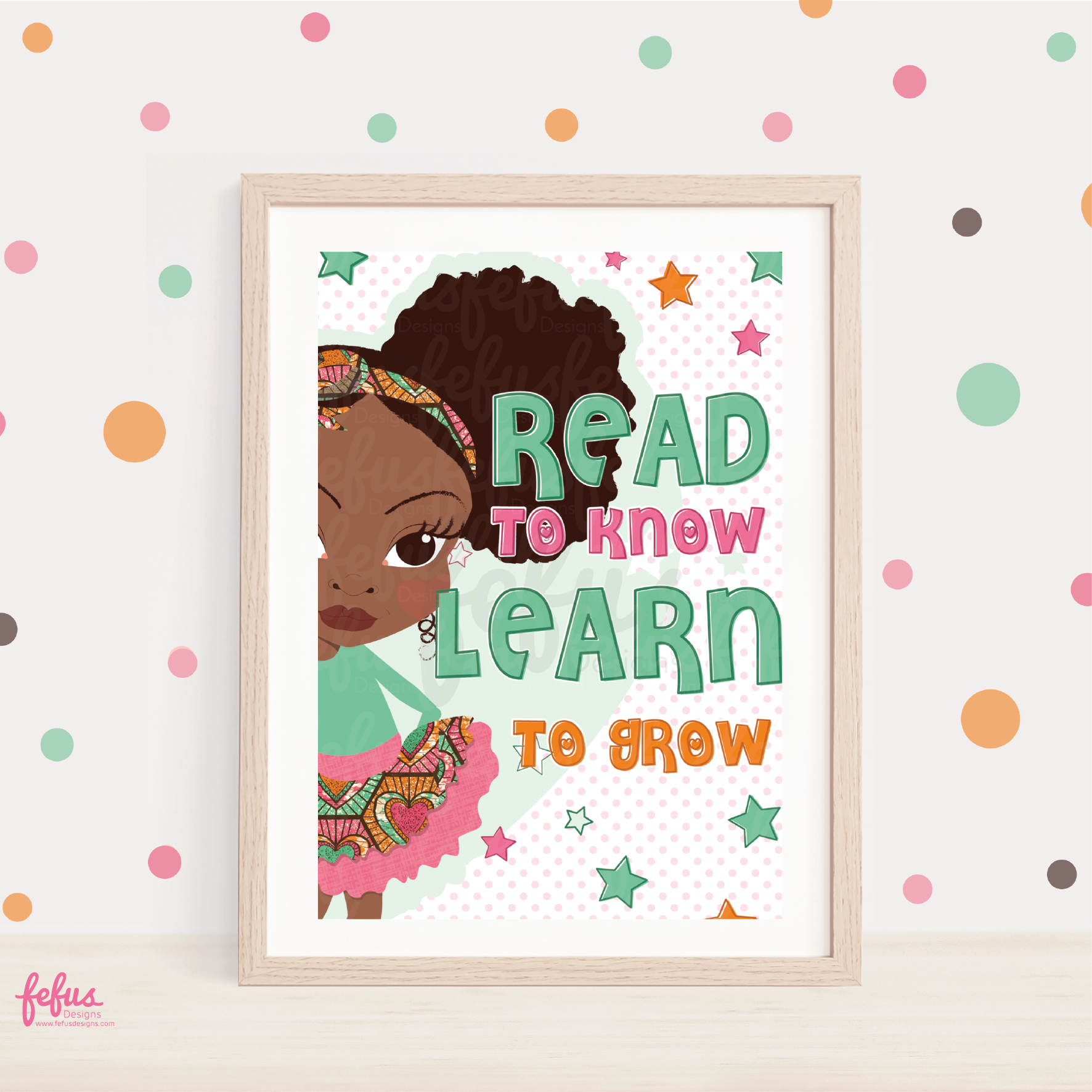 Deja - Power Puff Girl - Read To Know Wall  | Fefus Designs