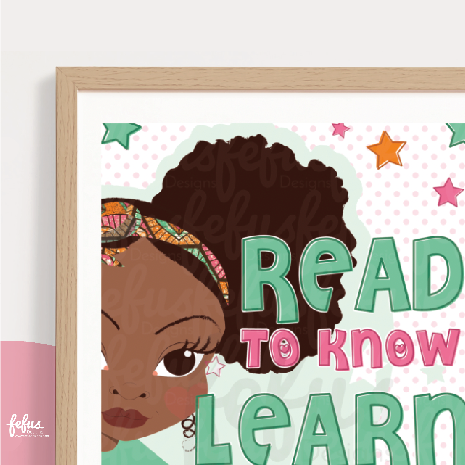 Deja - Power Puff Girl - Read To Know Wall  | Fefus Designs