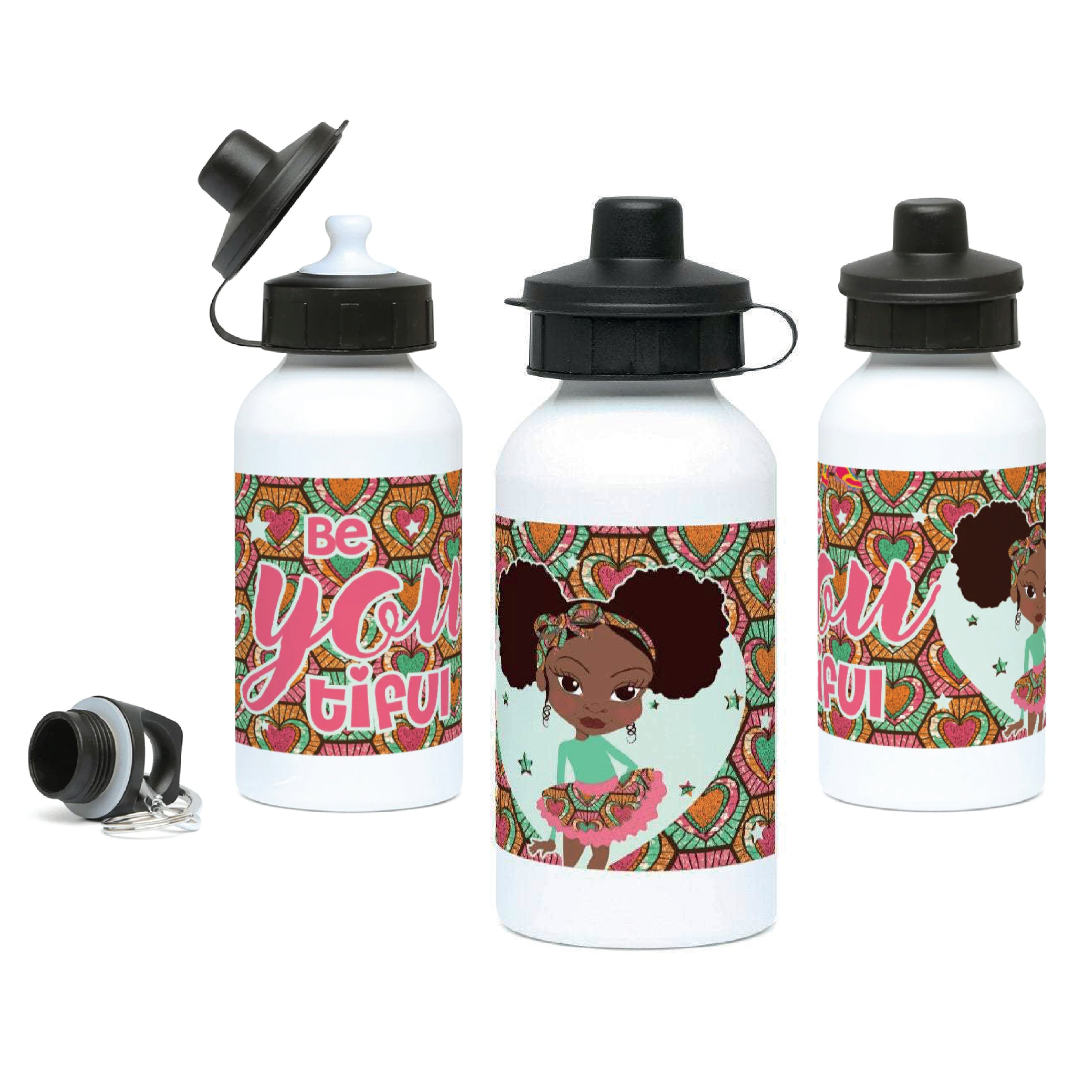 DEJA - Fashionista Ankara Aluminium Water Bottle | Fefus Designs