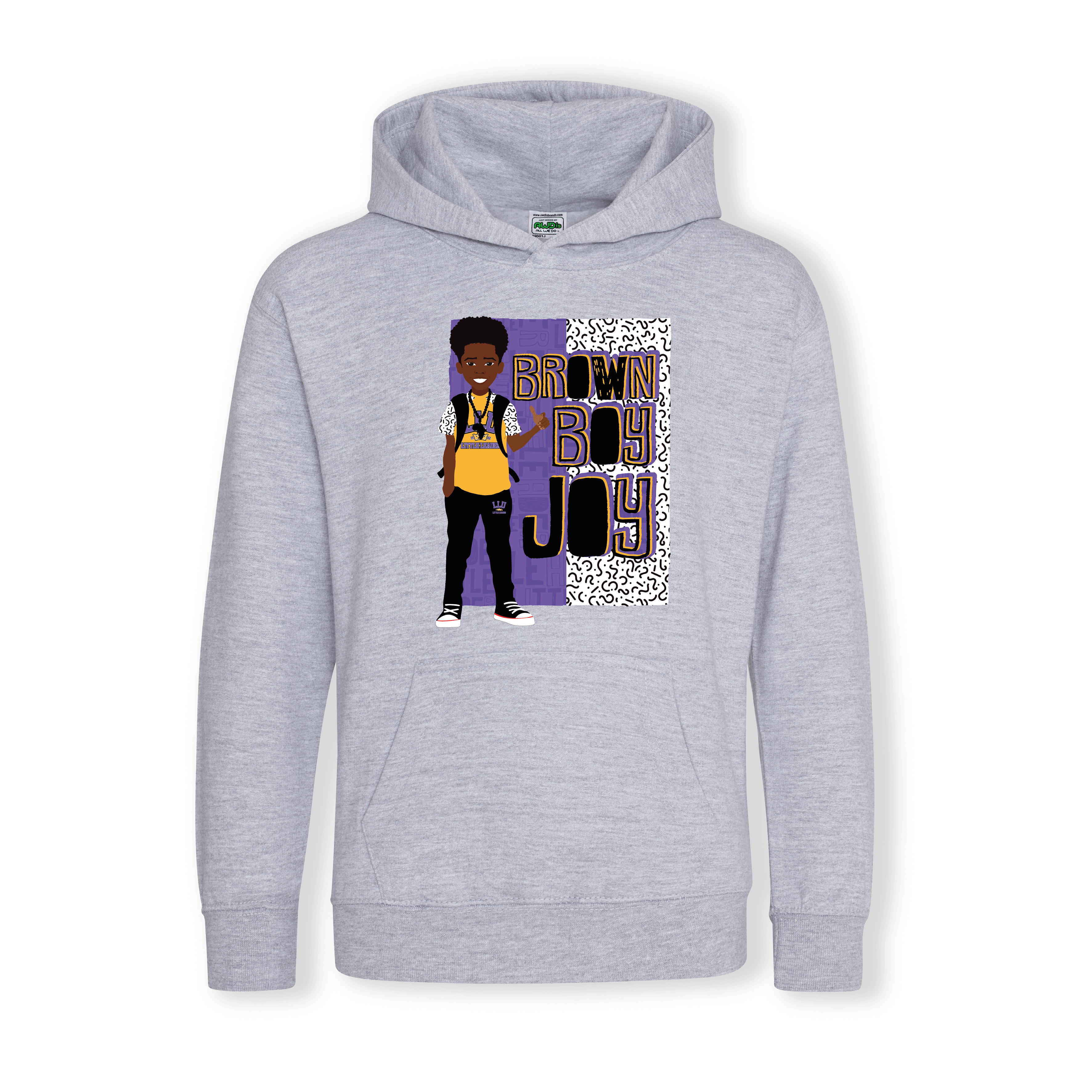 Jamir - BROWN OLDER BOY JOY HOODIE