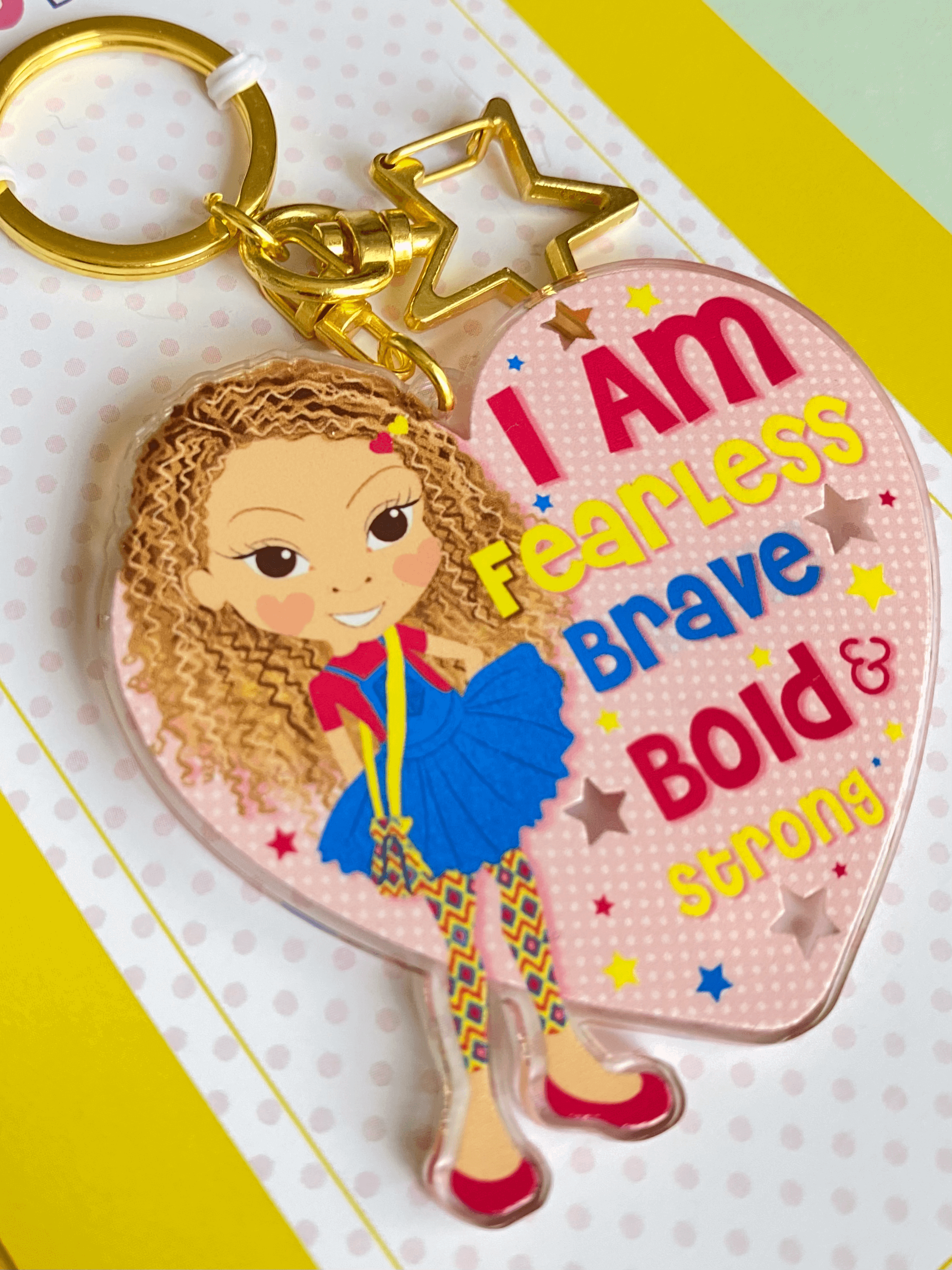 Georgia | I Am Affirmation -  Keyring/ Bag Charm | Fefus Designs