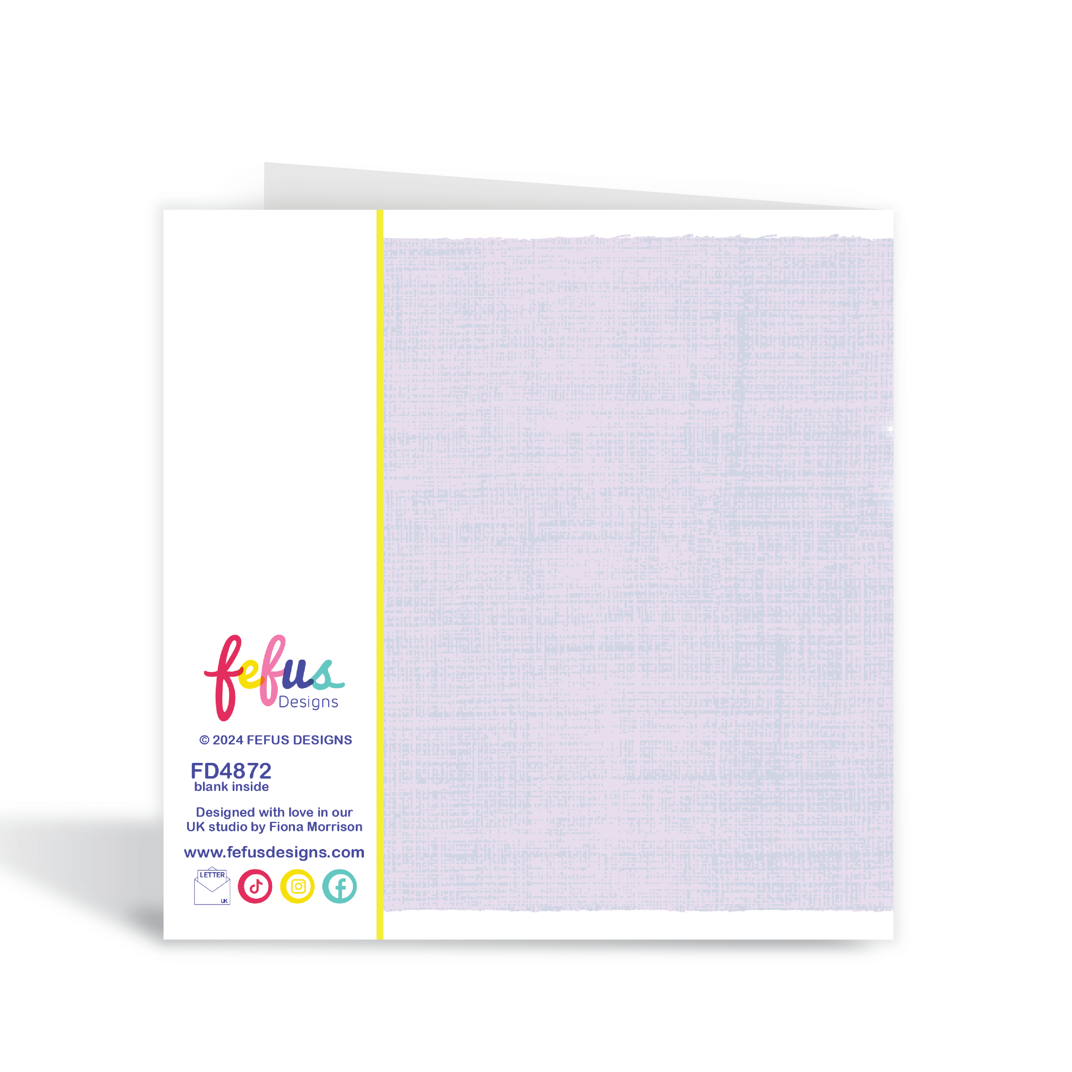 Empowering Blindian (Black & Asian) Girl Birthday Card - Celebrate Diversity and Inclusion | Fefus Designs