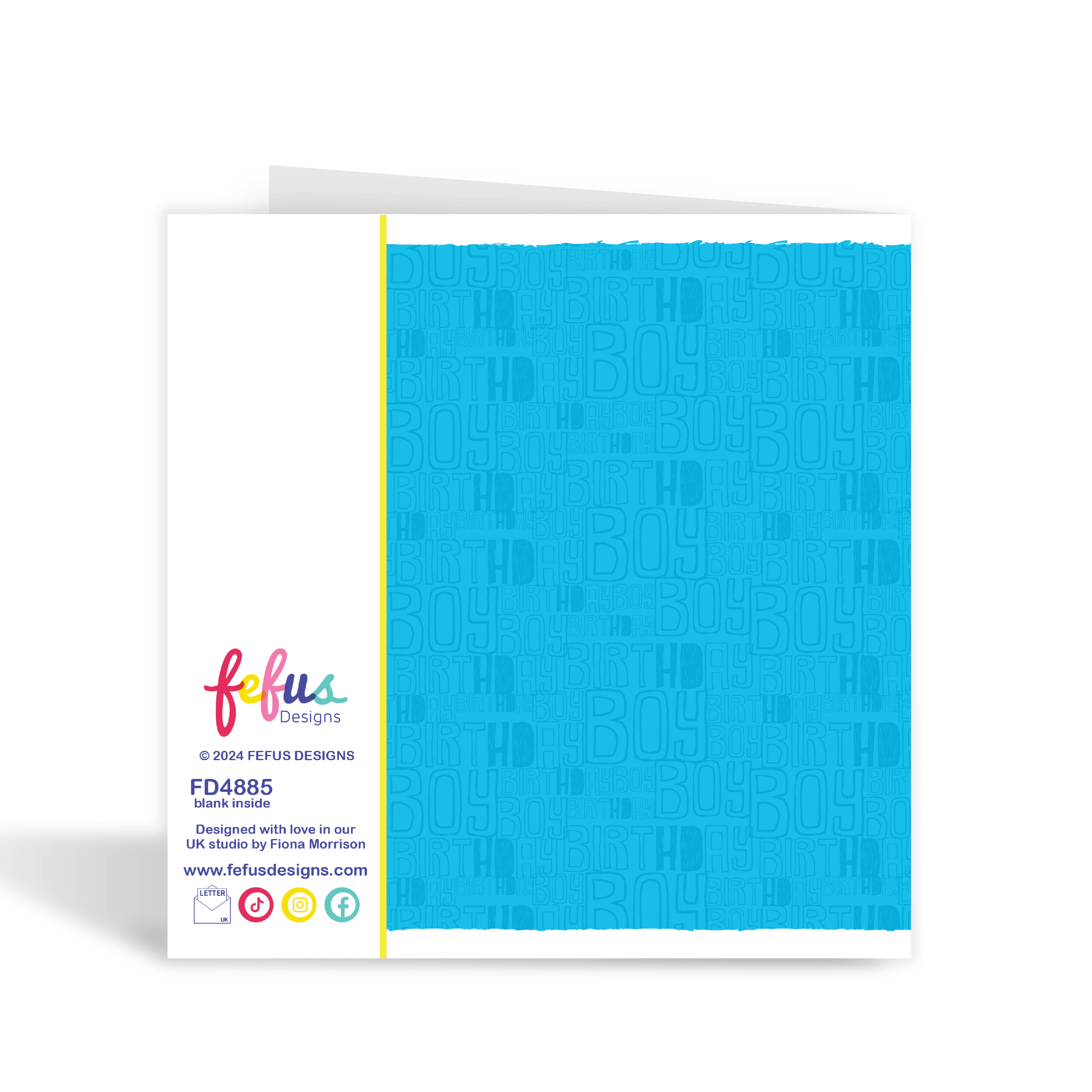 Blasian Boy Affirmation Birthday Card | Fefus Designs 85