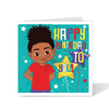 Blindian Boy Affirmation Birthday Card | Fefus Designs 63