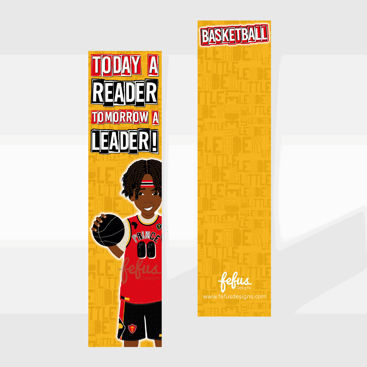 Kyrese - Football Today A Reader - Black Boys Bookmarks | Fefus designs