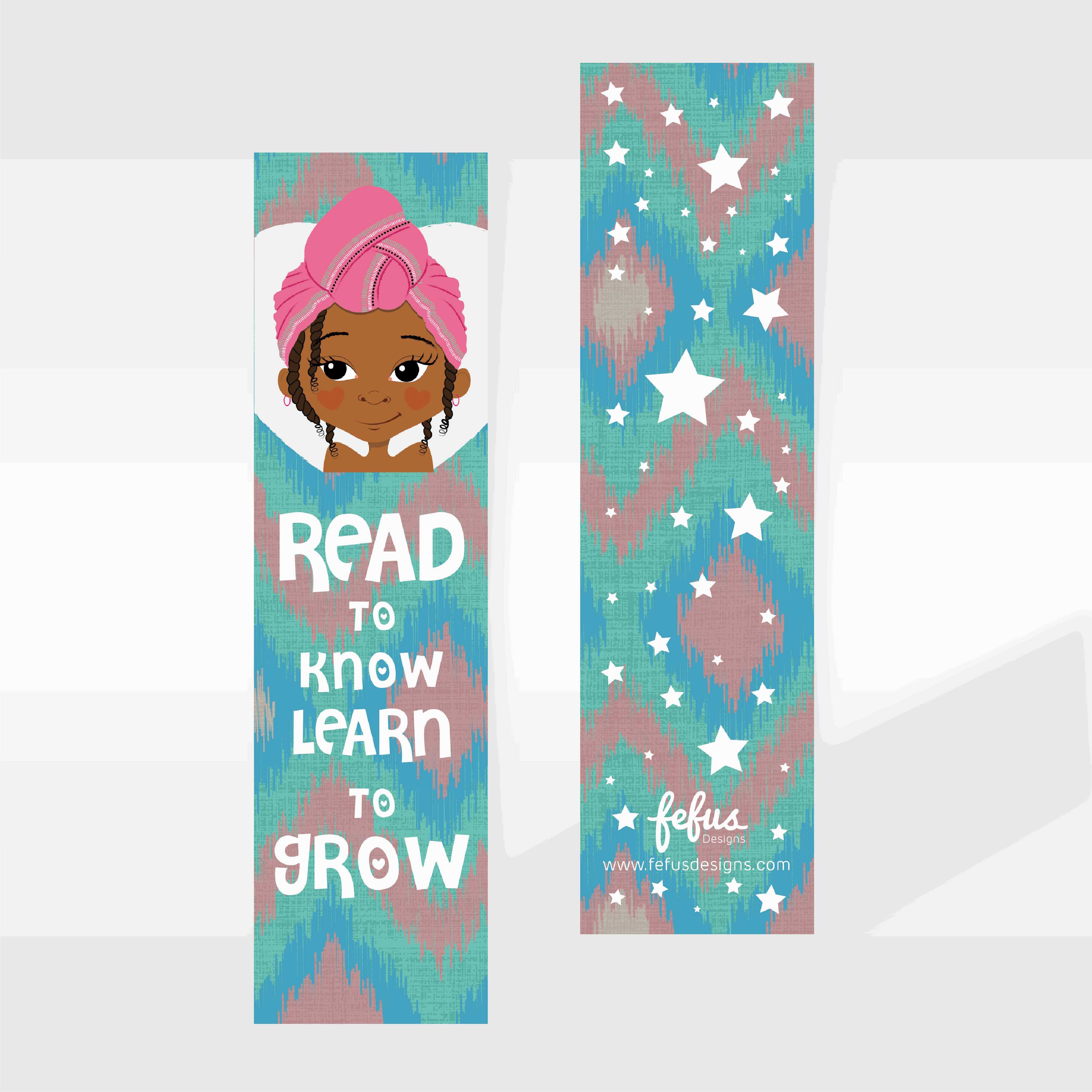 Amiyah - Read To Know - Black Girls Bookmarks | Fefus designs