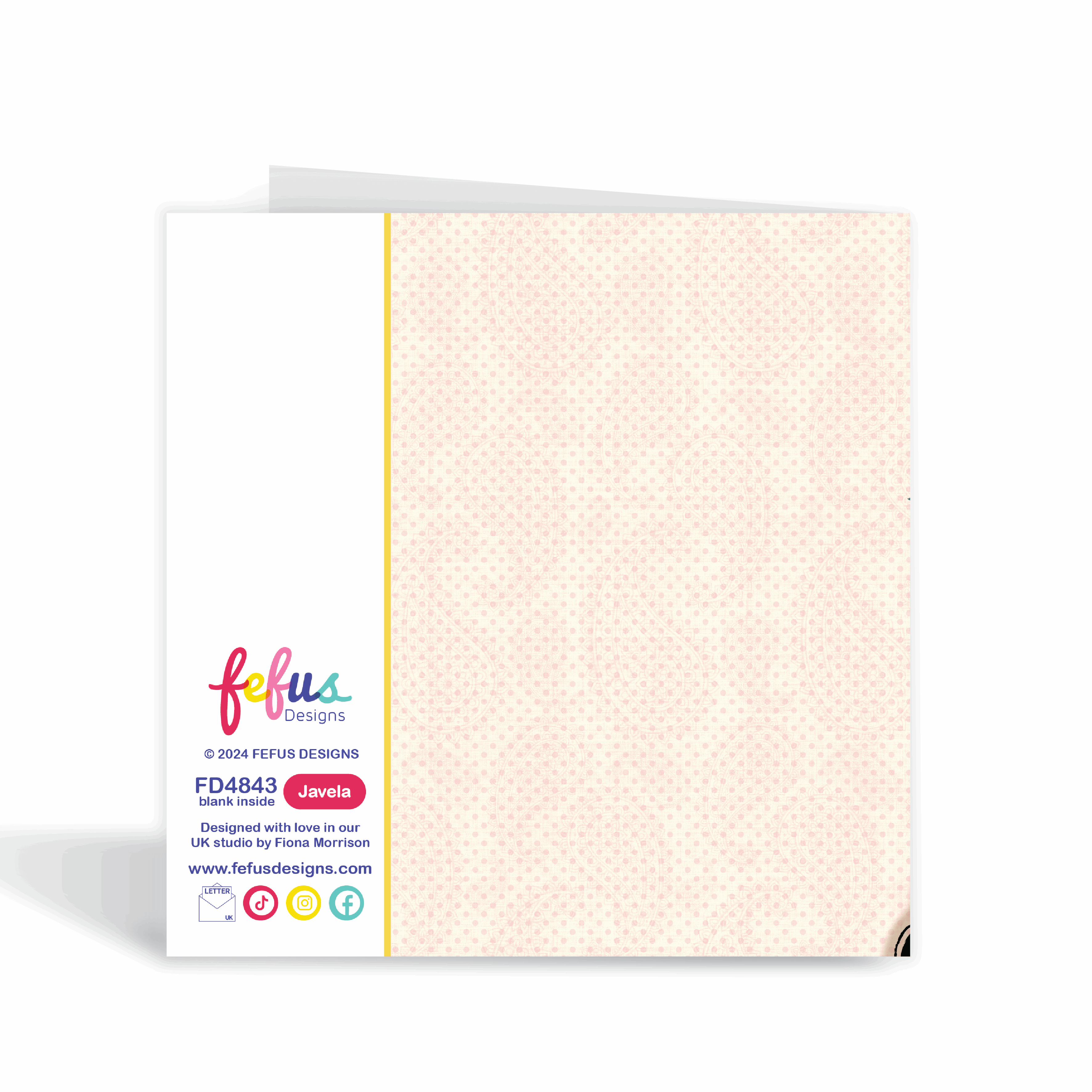 Beautiful and Kind Desi Girl Birthday card | Fefus Designs 43