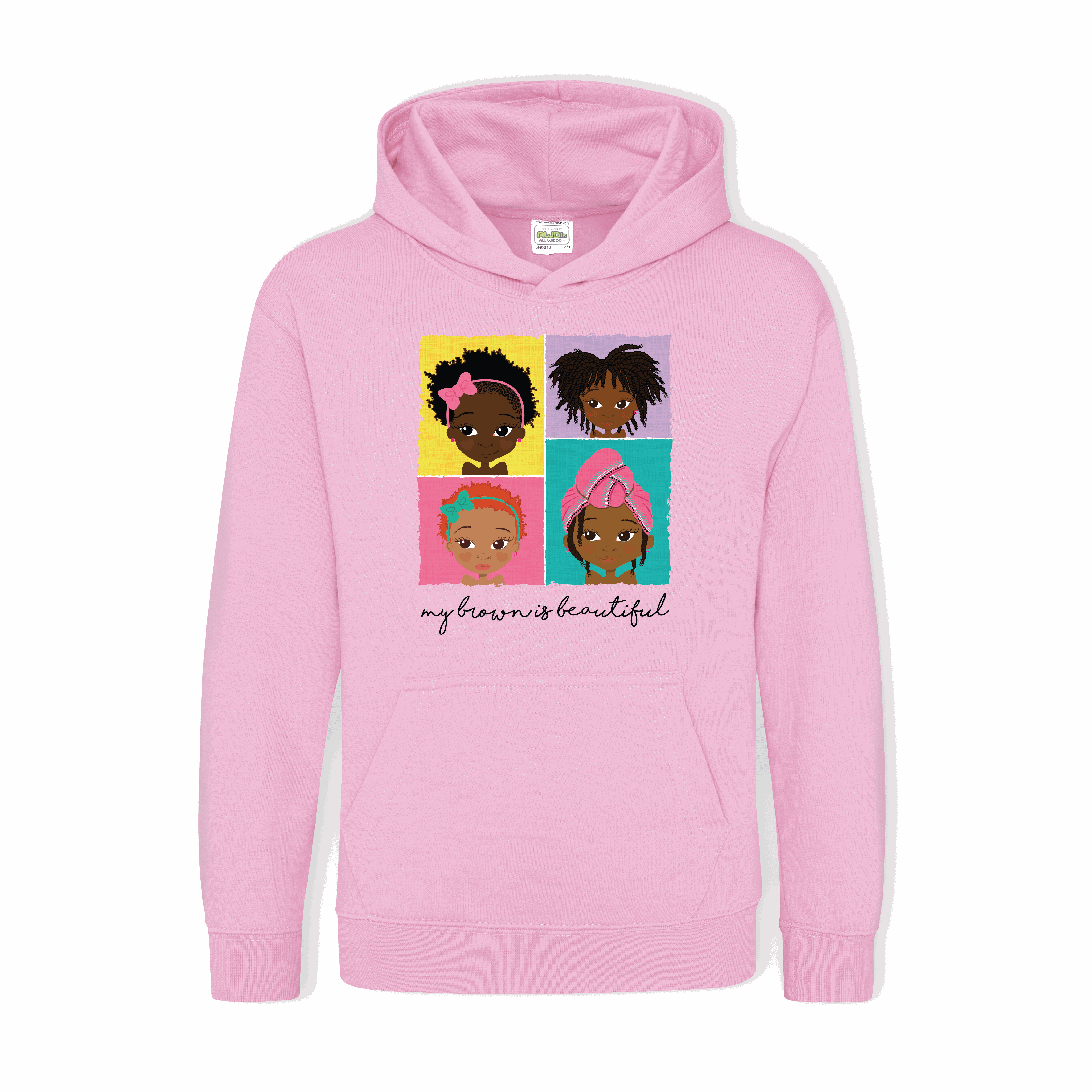 4 BROWN GIRLS HOODIE | Fefus Designs