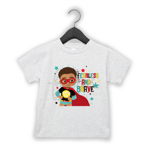 Mixed Race Superhero Boys T-shirt - FDB54/6 | Fefus Designs