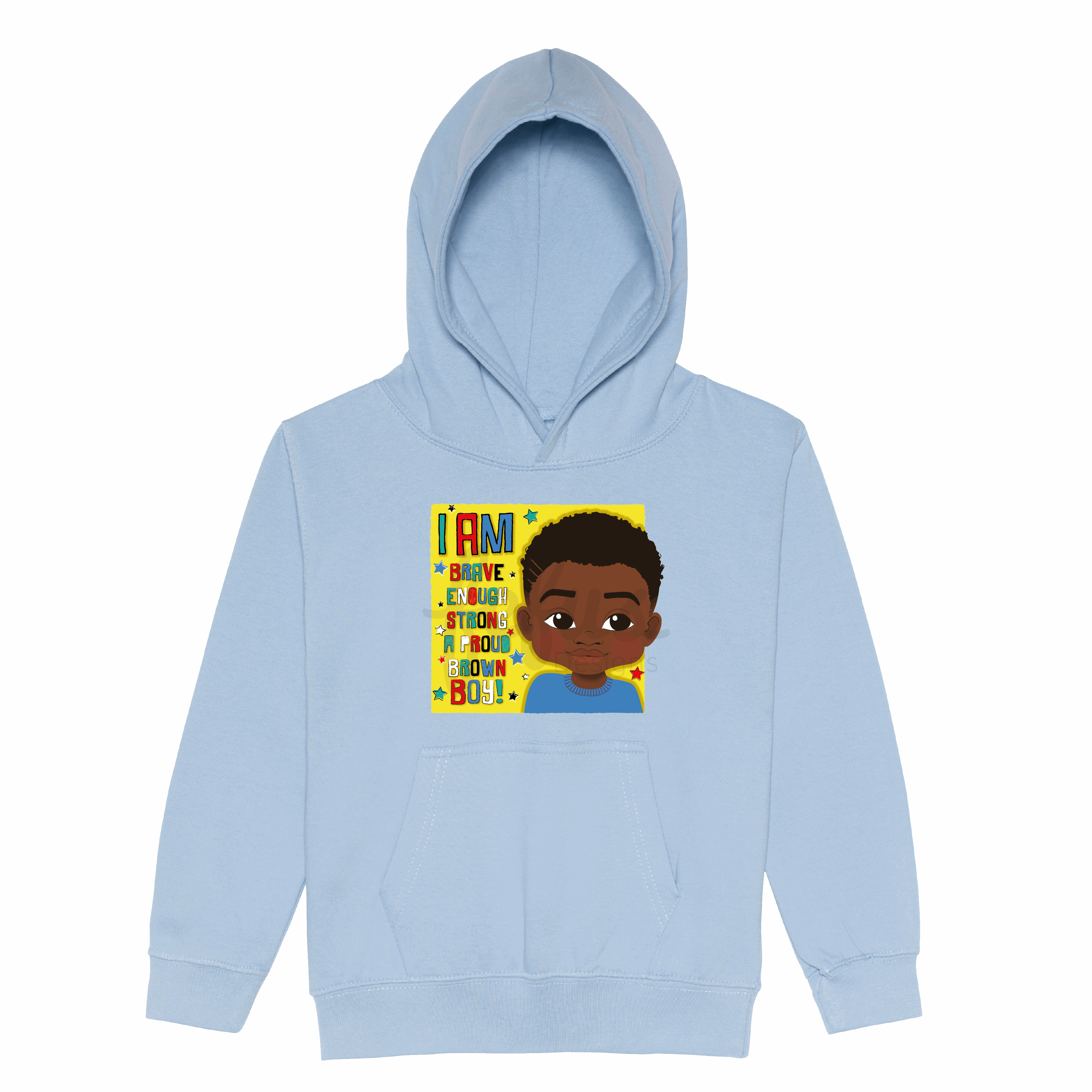 Black Boy Affirmation Hoodie - FDB32 | Fefus Designs