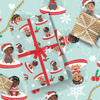 Black Baby Christmas Wrapping Paper 50cm x 70cm | Premium Xmas Gift Wrap | Fefus Designs