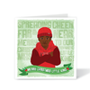 Black Boy Xmas Card | Merry Christmas Little King | Afro Kids Holiday Card