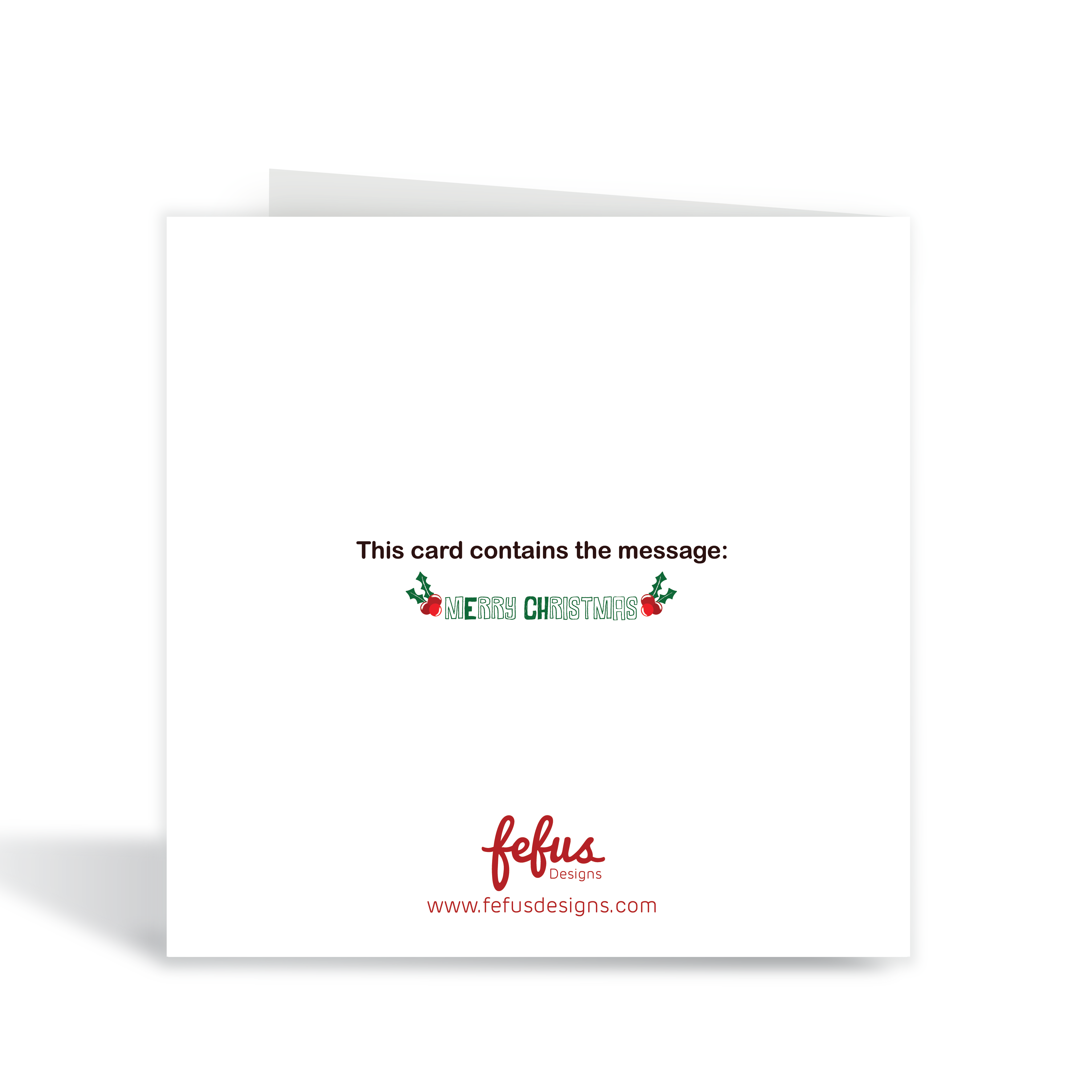 Hand-drawn Christmas card featuring a biracial boy, perfect for spreading inclusive holiday cheer to children.