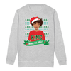 Mixed Race Boy Christmas Sweatshirt – Holiday Jumper | Fefus Designs