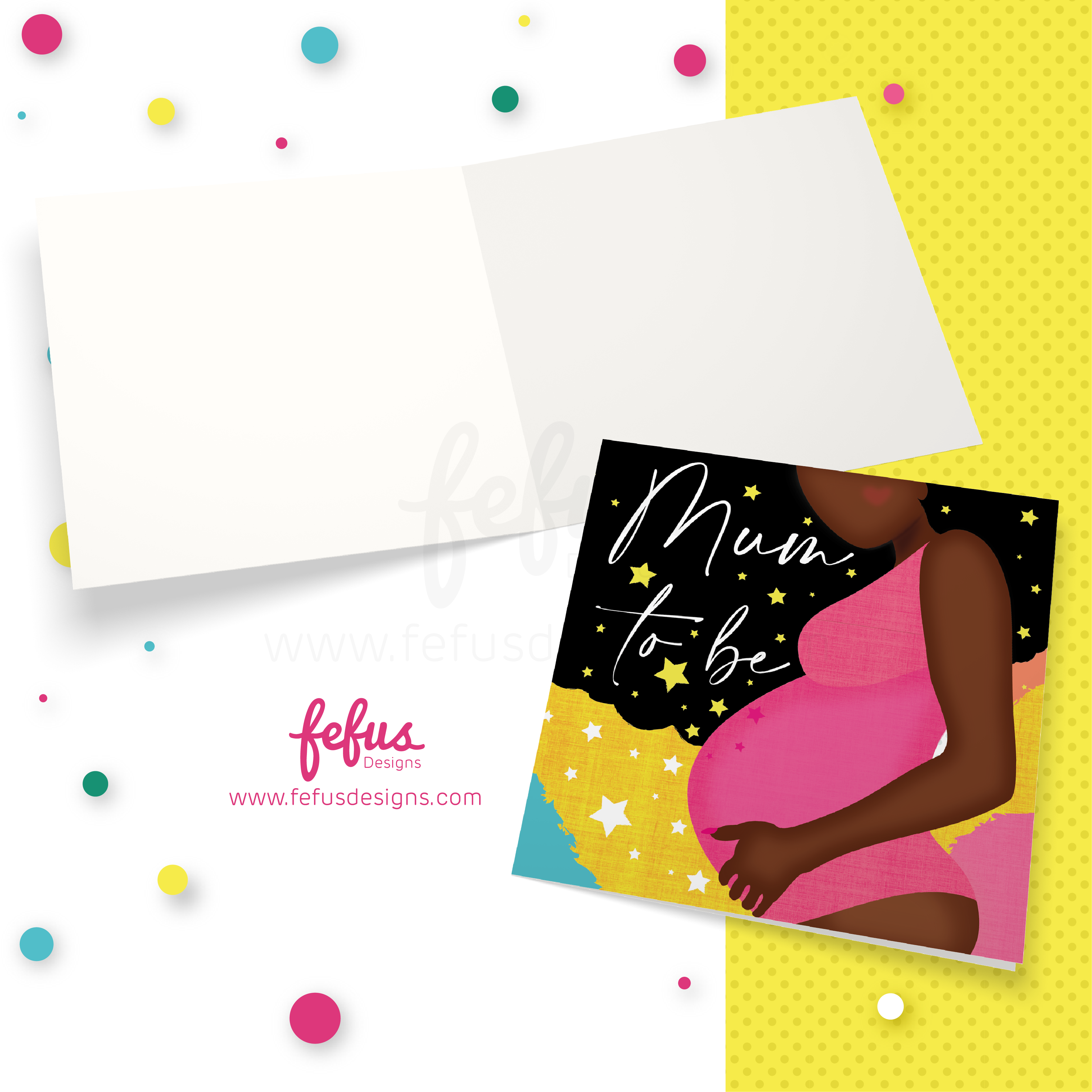 Mum To Be Greetings Card for Diverse Parents-to-Be | Congratulations & Encouragement Card