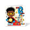 Black Superhero Sixth Birthday - Black Boys Birthday Card | Fefus designs