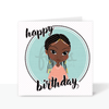 Fefus D - FASHIONISTA - Black childrens Greetings Card | Fefus designs